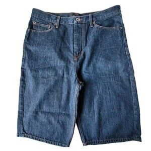 Sean Jhon Mens Blue Denim 13" Jeans Shorts Size 32